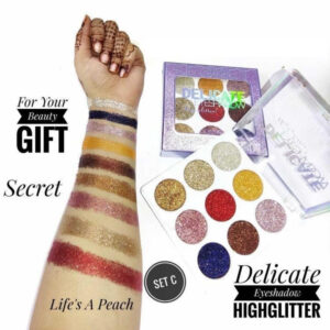 Emelie 9 Color Glitter Eyeshadow