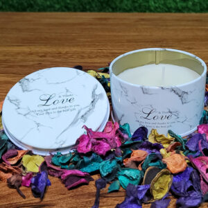 Water Lilly & Vanilla Fragrance Scented Candles