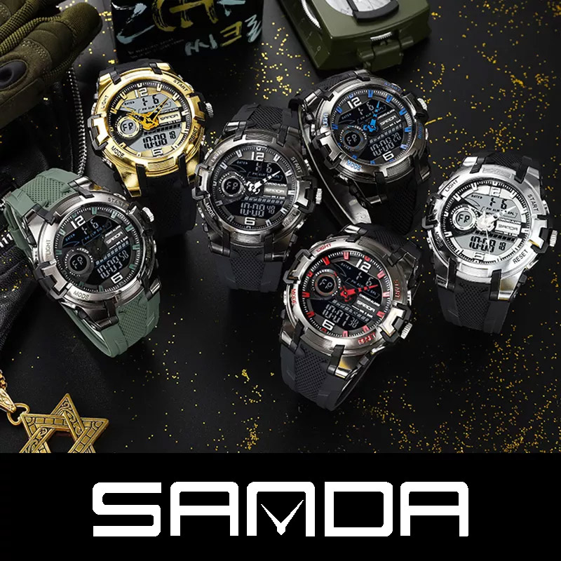 SANDA fashion watches men's LED digital watches G watches waterproof sports  military watches relojes hombre at Rs 2090.00 | Hand Watch, हाथ की घड़ी,  रिस्ट वाच - Modell's Around, Thoothukkudi | ID: 2853319616591