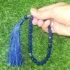 Diamond Cut Blue Jade Stones 33 Beads Tasbih / Zikr Tasbih