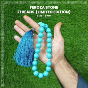 Feroza Tasbih Stone 21 Beads (16mm) Tasbih / Zikr Tasbih