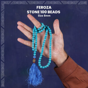 Feroza Tasbih Stone 100 Beads (8mm) Tasbih / Zikr Tasbih