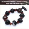 Handmade Natural Lucky Healing Agate Stone Bracelet