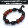 Handmade Natural Lucky Healing Agate Stone Bracelet