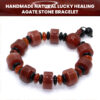 Handmade Natural Lucky Healing Agate Stone Bracelet