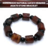 Handmade Natural Lucky Healing Agate Stone Bracelet