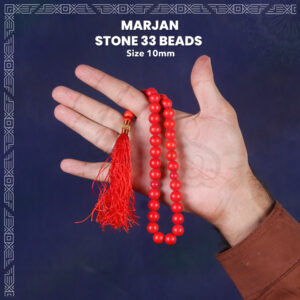 Marjan Stone 33 Beads (10mm) Tasbih / Zikr Tasbih