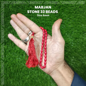 Marjan Stone 33 Beads (6mm) Tasbih / Zikr Tasbih