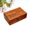 Real Wood Hand Carved Jewelry Box
